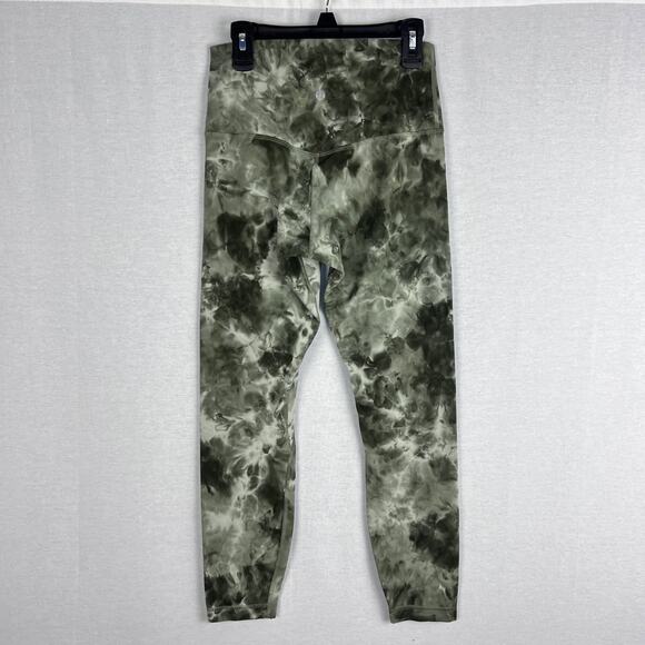 Lululemon Align Leggings Diamond Dye Light Sage Army Green Olive Lounge Athletic - Picture 5 of 9